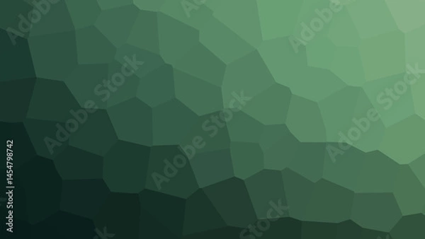 Fototapeta Abstract Green Polygonal Pattern Background Texture for Design