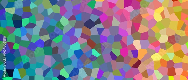 Fototapeta Vibrant Colorful Abstract Mosaic Pattern Background Texture