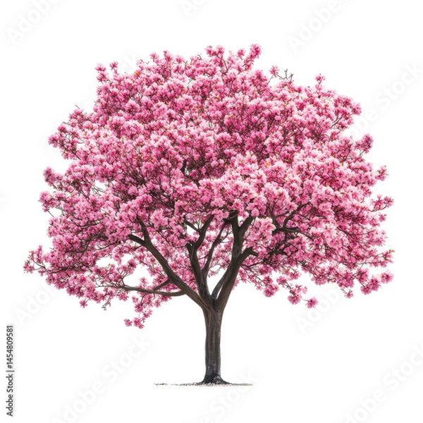 Obraz Blossom Grove isolated on white background .