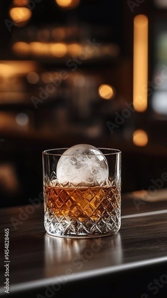 Fototapeta Moody Whiskey Photography for Bar Menu Design