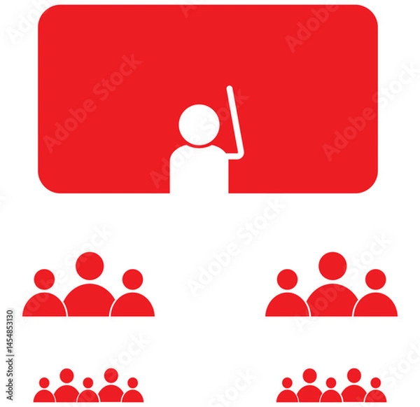 Obraz Meeting Icon. design eps 10