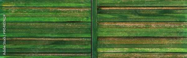 Fototapeta abstract wooden green background with lines