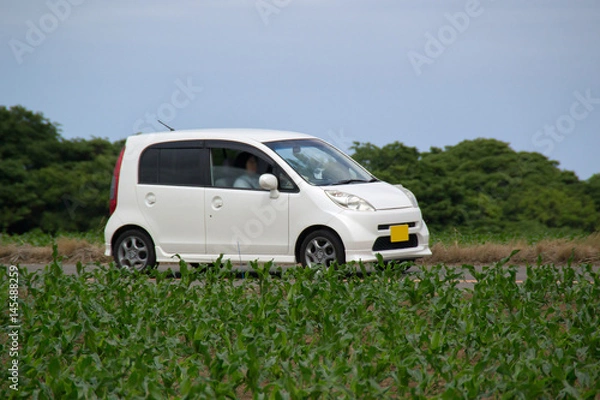 Fototapeta ドライブ 軽自動車
