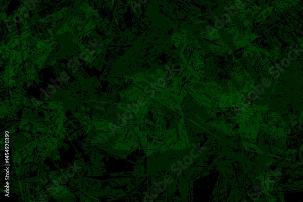 Obraz Green abstract texture isolated on transparent background, simple pattern png