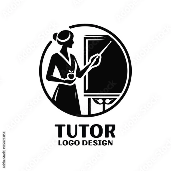 Fototapeta Tutor Vector Logo Design