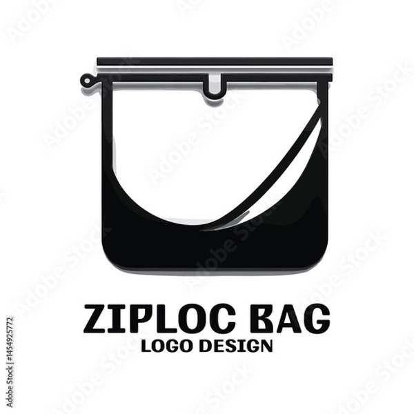 Obraz Ziploc Bag Vector Logo Design