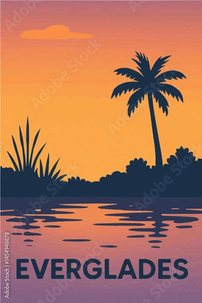 Obraz Minimalist Everglades Evening