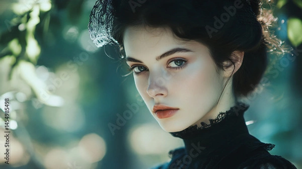 Obraz 1900 elegant portrait of a graceful lady.