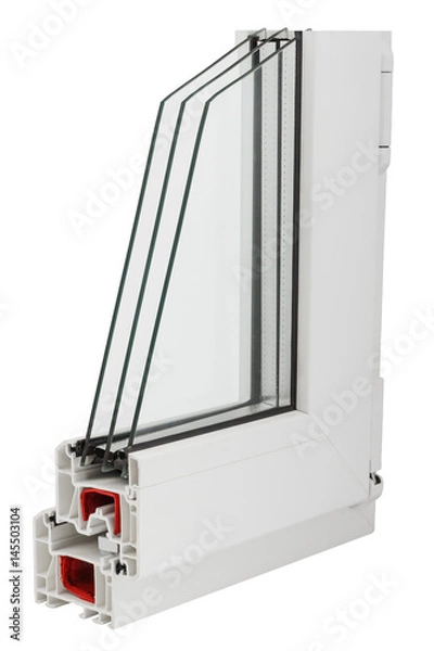Fototapeta Sample of window profile