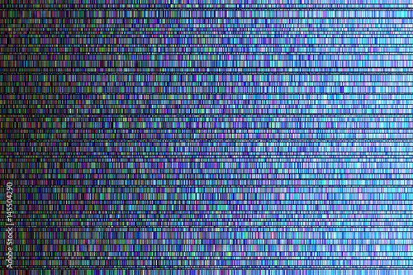 Obraz design element.  digital noise. digital color glitch vector pattern