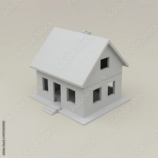 Obraz house 3d render