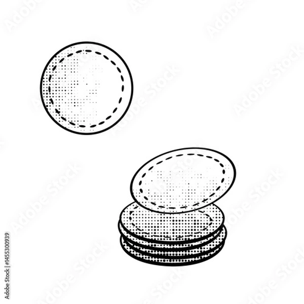 Fototapeta vector illustration of a globe
