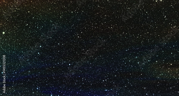 Fototapeta Space star shape sky night background, black starry cosmos abstract pattern dark blue science, textile cosmic galaxy astronomy decoration fantasy wallpaper landscape.