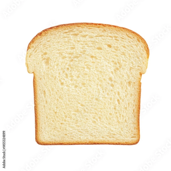 Fototapeta  sliced bread isolated on white background