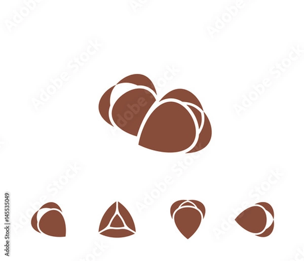 Obraz Buckwheat. Icon set