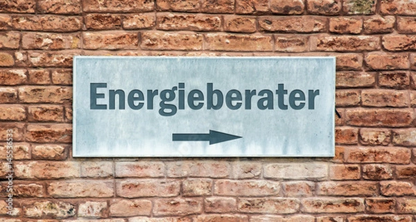 Obraz Schild 225 - Energieberater
