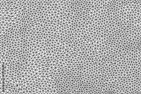 Fototapeta Треугольный фон. Черно-белая векторная иллюстрация.