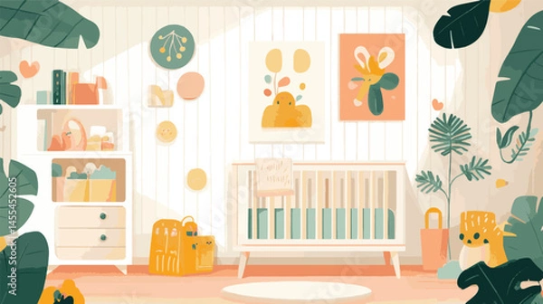 Fototapeta vector child's bedroom