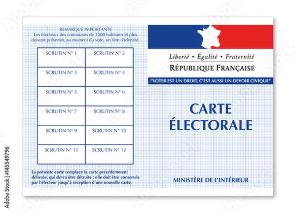 Obraz Carte électorale-3