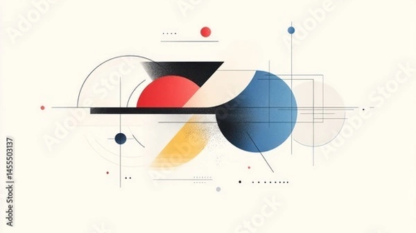 Obraz Abstract geometric shapes (1)