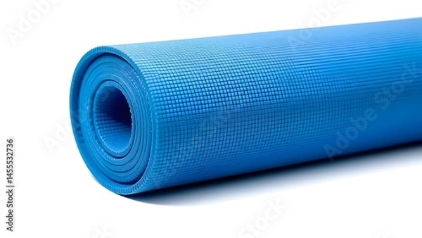 Obraz Blue Yoga Mat Rolled Up