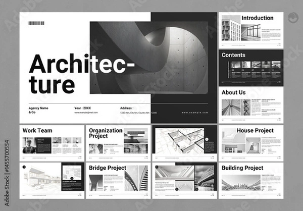 Fototapeta Architecture Portfolio Presentation Template