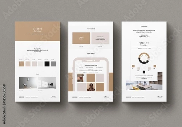 Obraz Brand Sheets Presentation Template