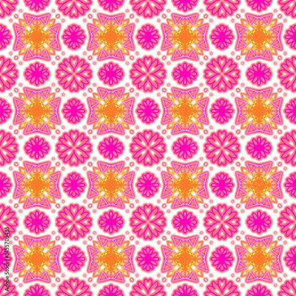 Obraz Pink floral pattern