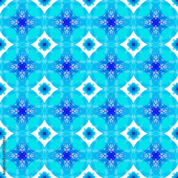Obraz blue cycle pattern