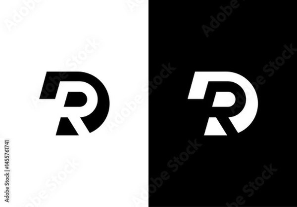 Obraz DR, RD monogram logo