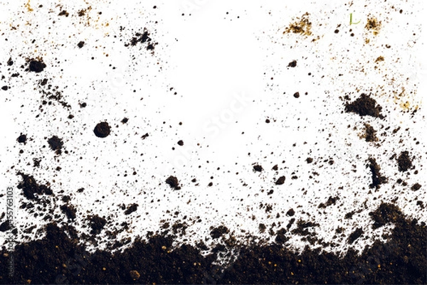 Fototapeta Cosmic debris field, exploding nebula