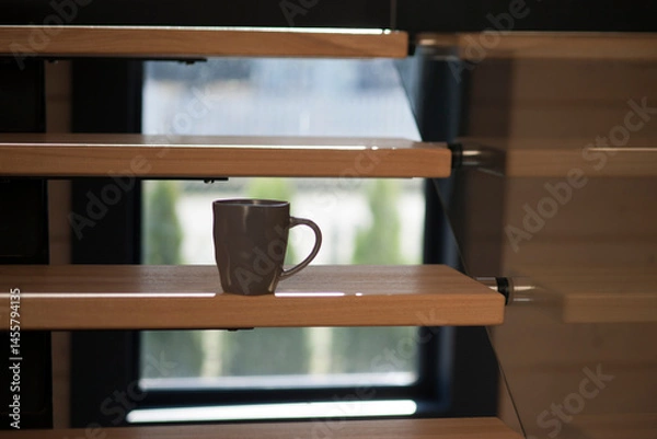 Obraz mug on the stair