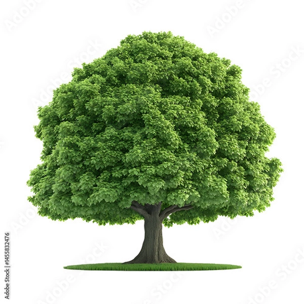 Fototapeta Symbolic Tree Representing Growth and Stability in Nature