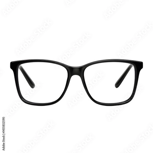 Fototapeta Realistic Square Frames for Stylish Eyewear Collage Design