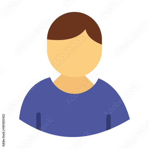 Fototapeta Profile Vector Design Icon Style