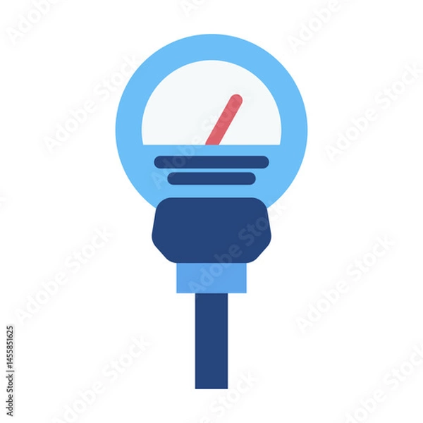 Fototapeta Parking Meter Vector Design Icon Style