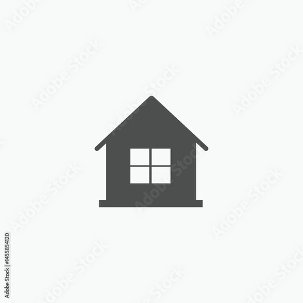 Obraz house icon vector illustration