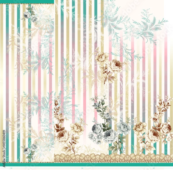 Fototapeta new allover creation design pattern