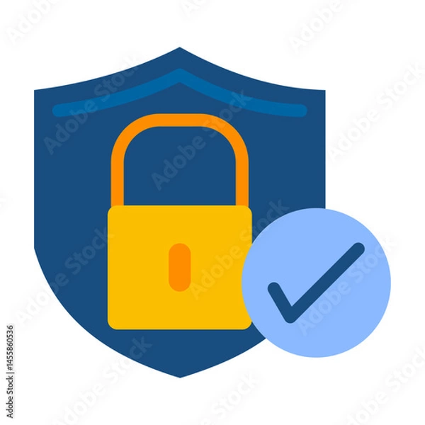 Fototapeta Secure Vector Design Icon Style