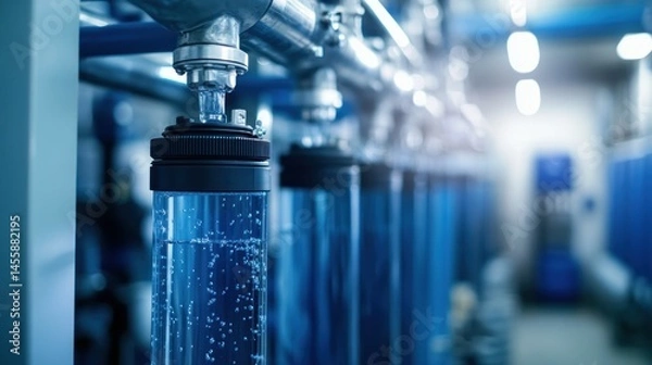 Obraz Water Purification System: Industrial Water Treatment Facility