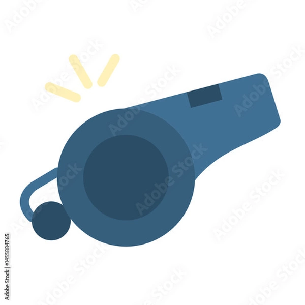 Fototapeta Whistle Vector Design Icon Style