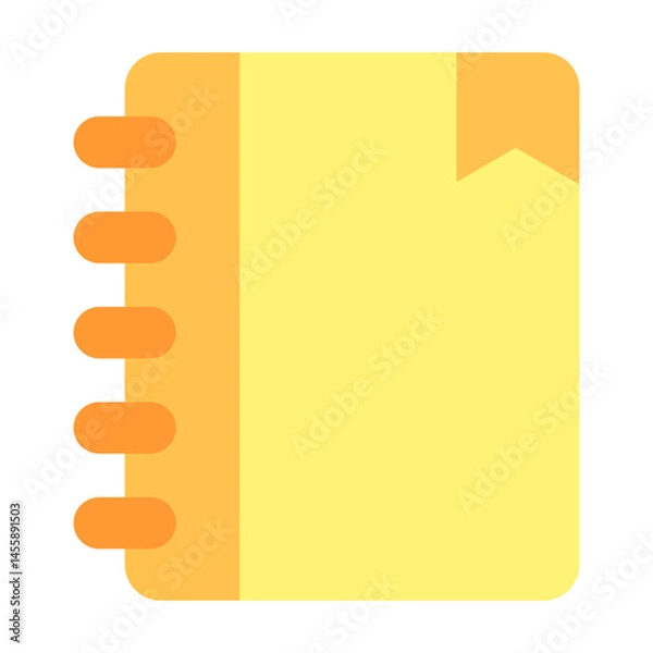 Fototapeta Diary Vector Design Icon Style