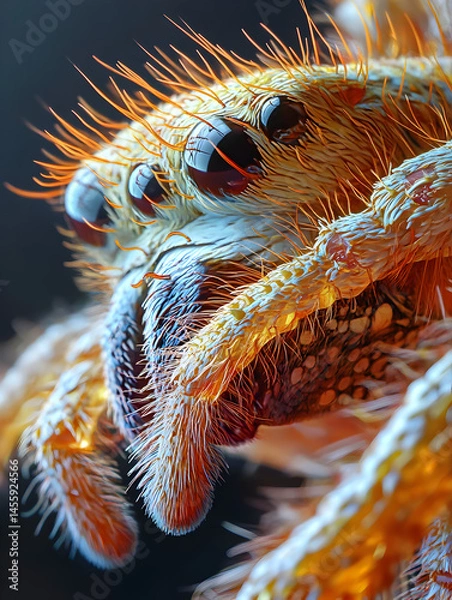 Obraz Close-up spider observation nature setting macro photography detailed view