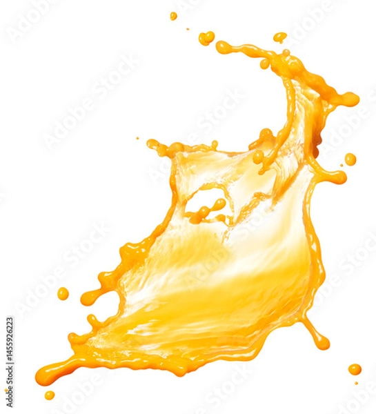 Obraz splash of orange juice