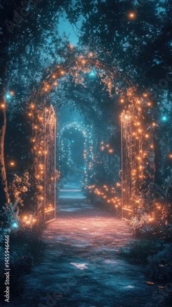 Fototapeta Golden Hour Gateway