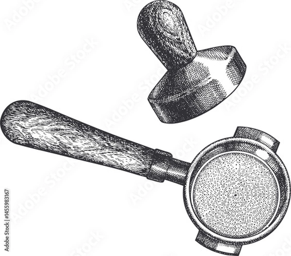 Obraz Coffee Maker Illustration