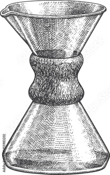 Obraz Alternative Coffee Maker Illustration