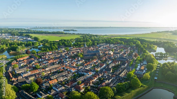 Obraz fortified town in the Netherlands