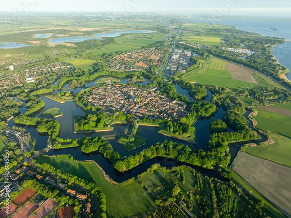 Obraz fortified town in the Netherlands