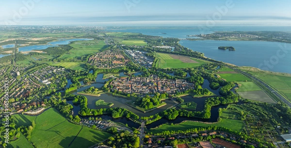 Obraz fortified town in the Netherlands